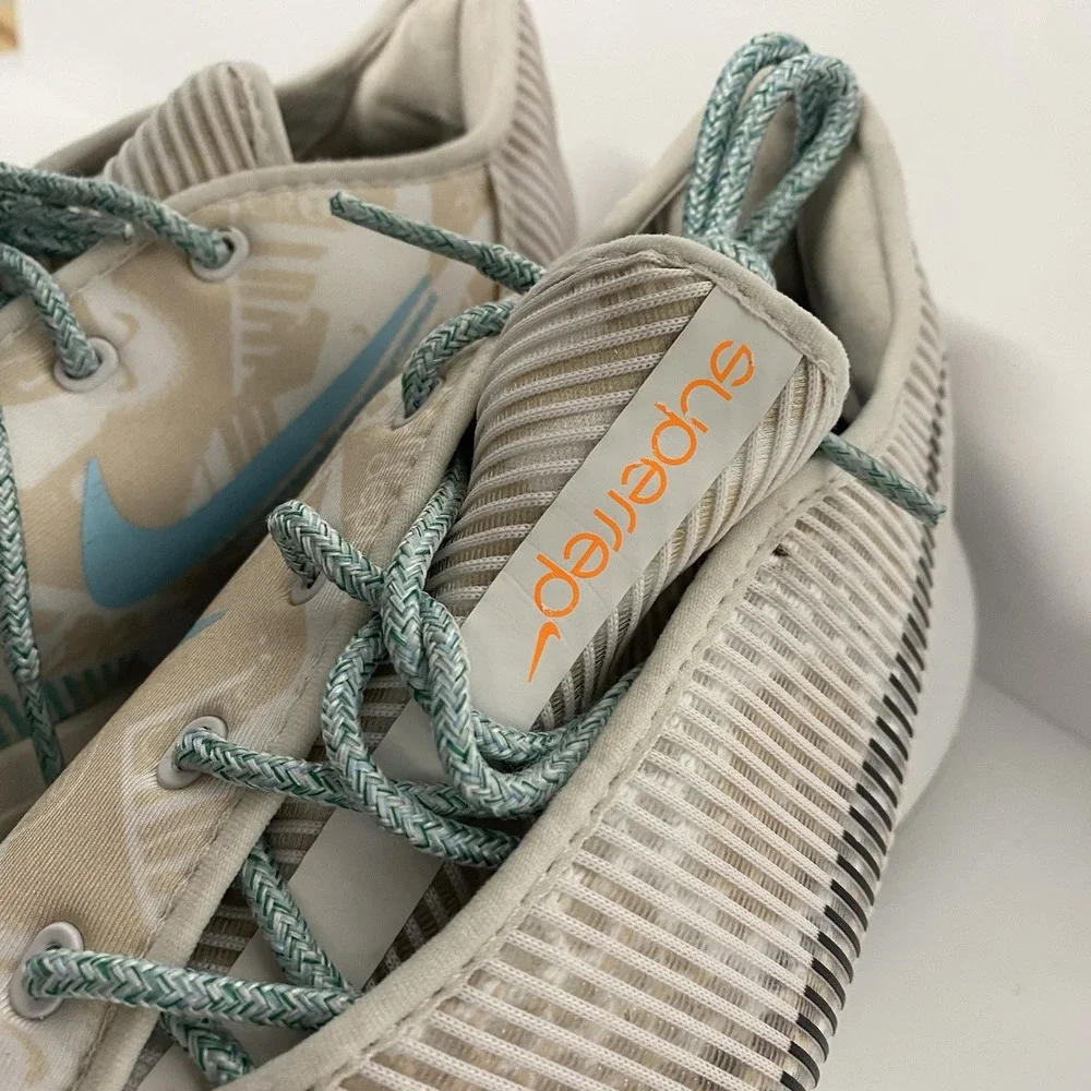 Nike Shoes Women Size 8 Air Zoom Superrep 2 White Blue Running Training 3907 - Picture 4 of 16